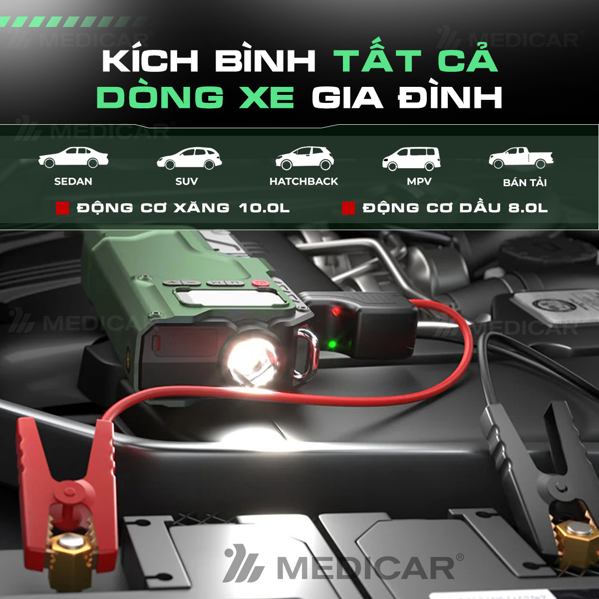 Bơm lốp kích bình PRO V3 20.000mAh Phiên Bản 2025