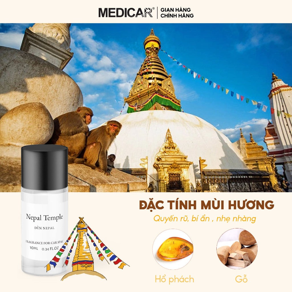 Tinh dầu ô tô NEPAL TEMPLE (Đền Nepal) Medicar