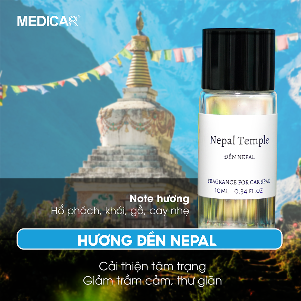 Set 3 lọ tinh dầu ô tô Medicar