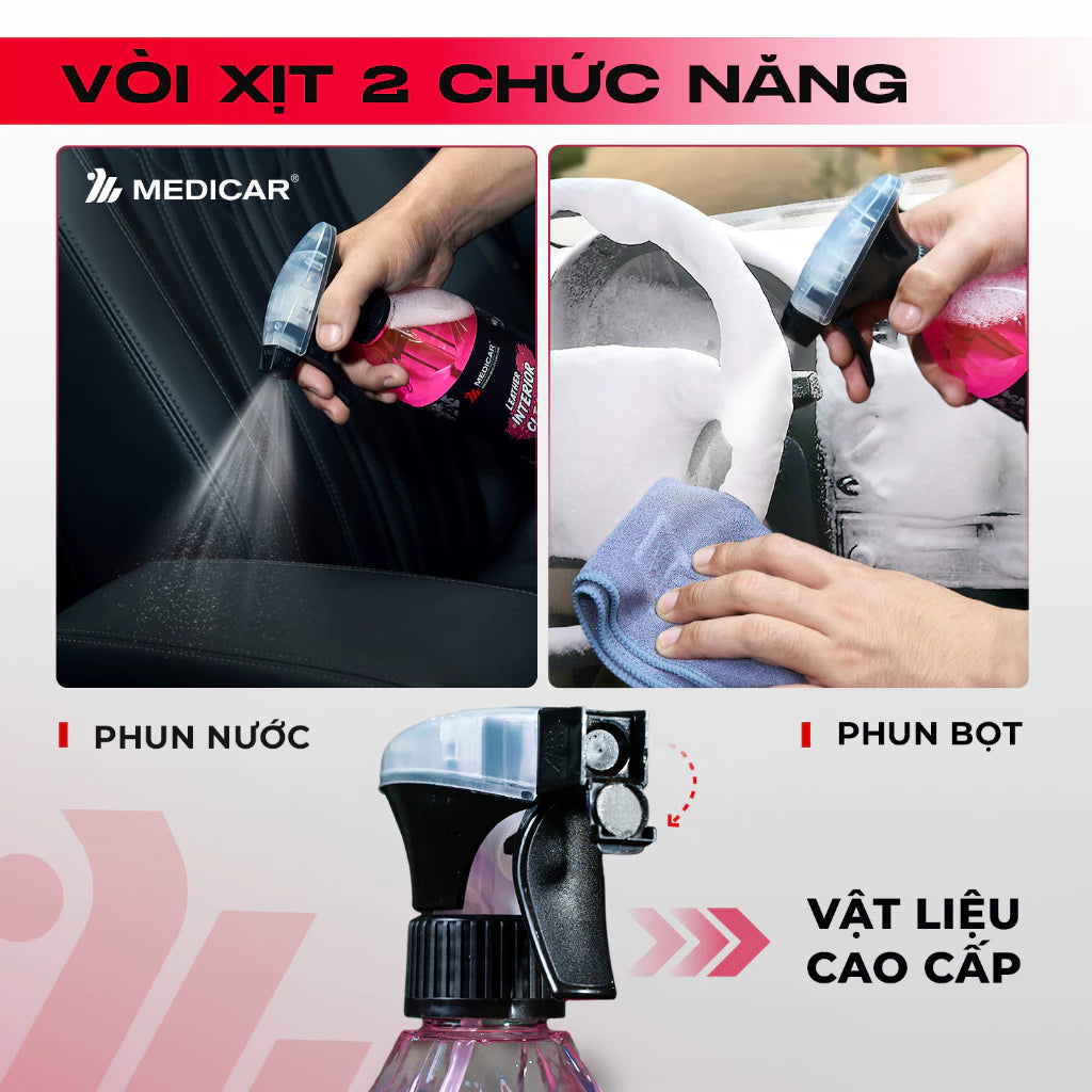 [New] Dung dịch vệ sinh nội thất ô tô Medicar