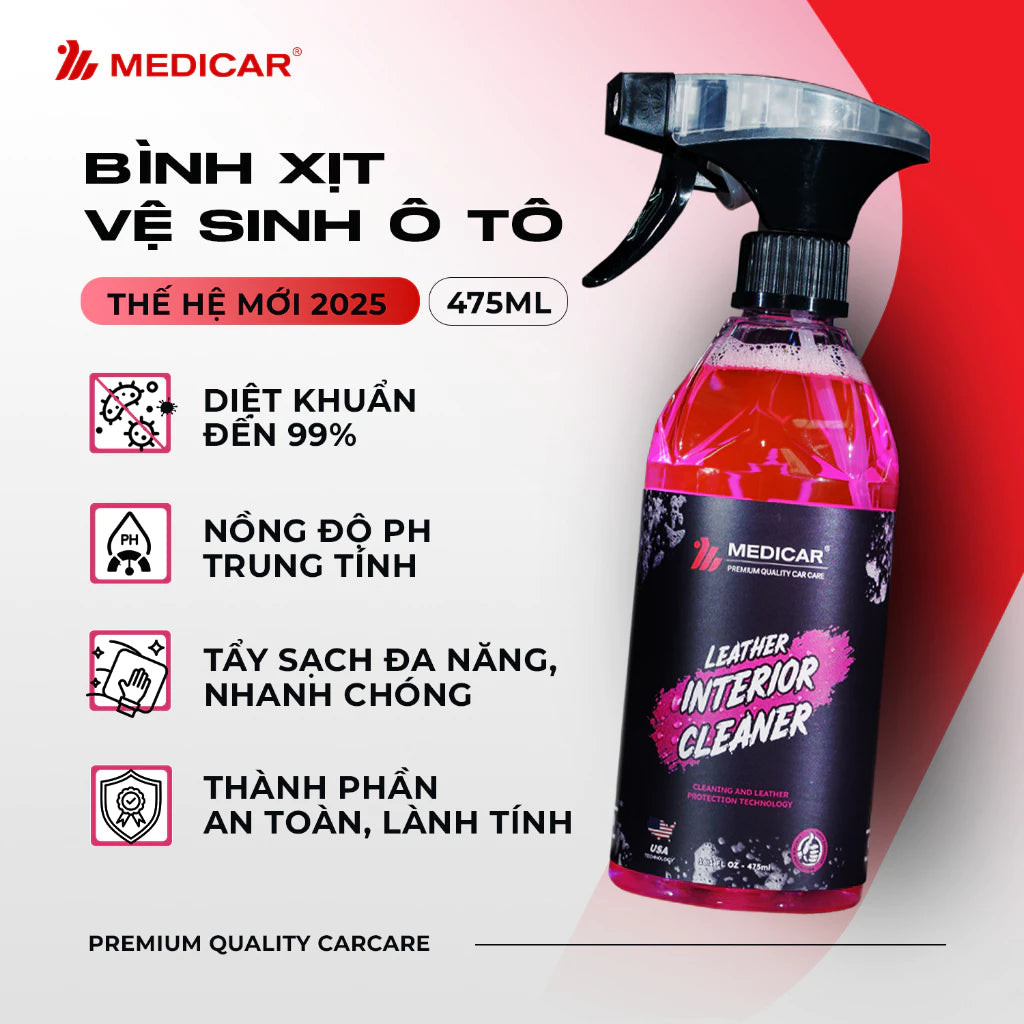 [New] Dung dịch vệ sinh nội thất ô tô Medicar