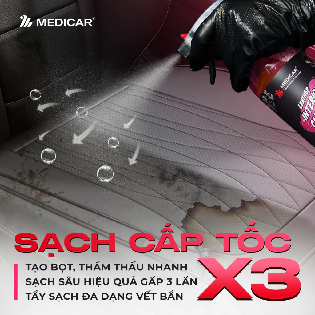 [New] Dung dịch vệ sinh nội thất ô tô Medicar