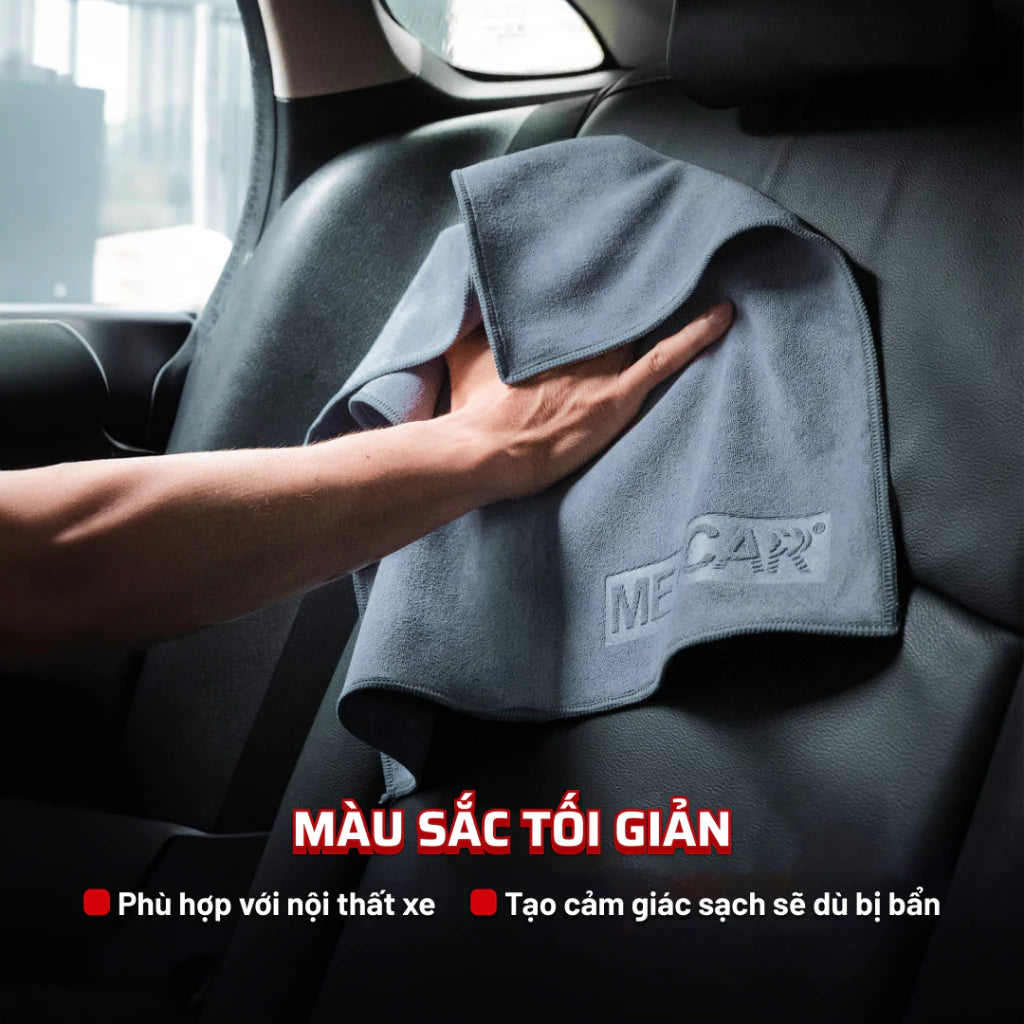 Khăn lau xe ô tô chuyên dụng MEDICAR chất liệu Microfiber thấm hút, sạch, bền bỉ, an toàn bề mặt
