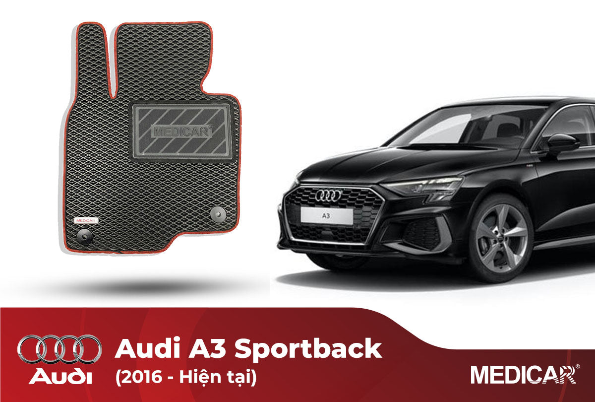 Thảm Lót Sàn Ô tô Audi A3 Sportback (2016 - Hiện tại)
