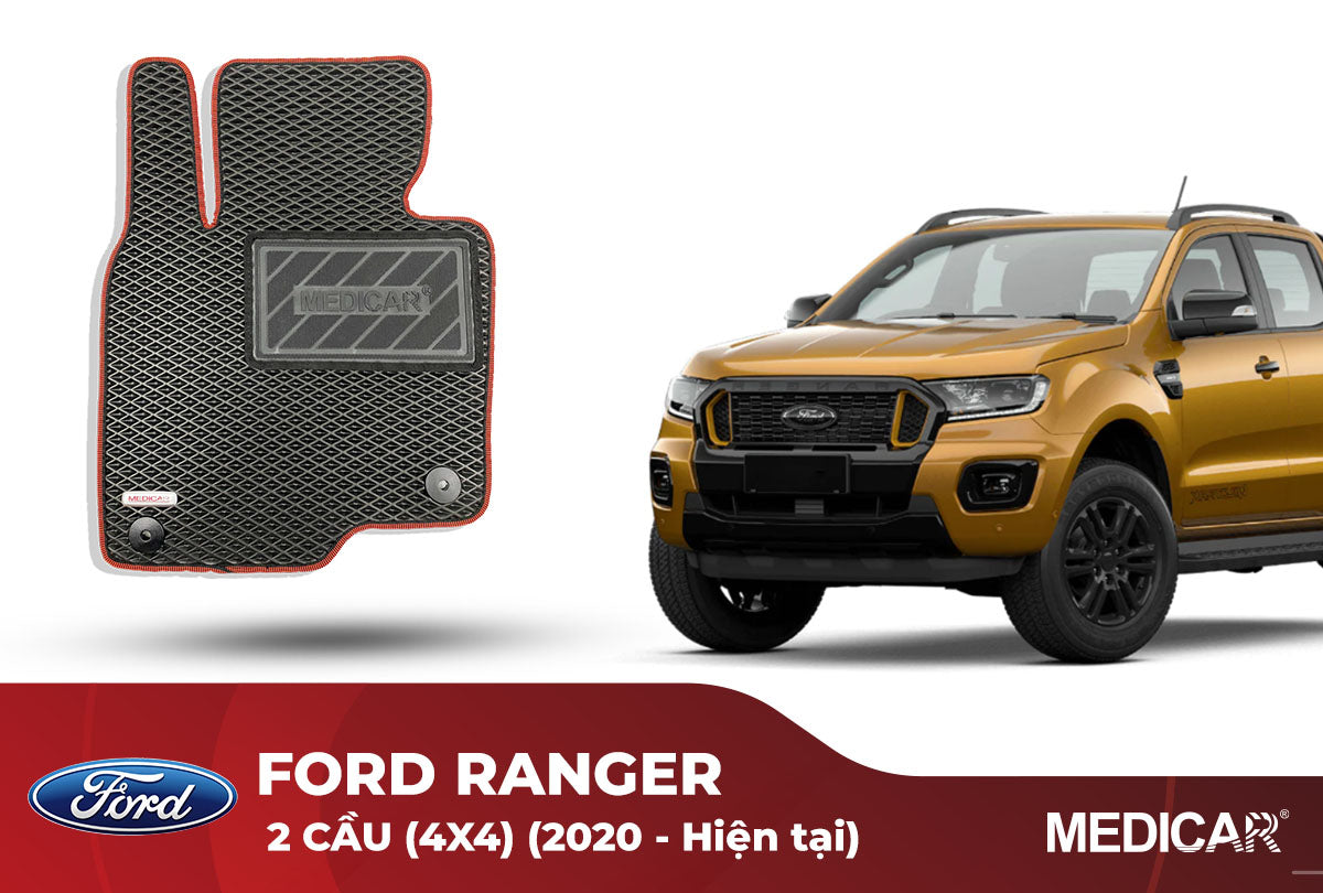 Thảm Lót Sàn Ô Tô Ford Ranger 2 Cầu (4x4) (2020-Hiện tại)