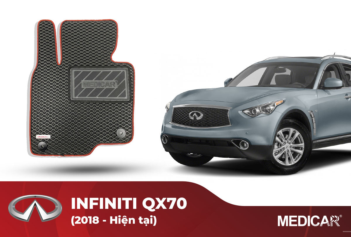 Thảm lót sàn ô tô INFINITI QX70 (2018-Hiện tại)