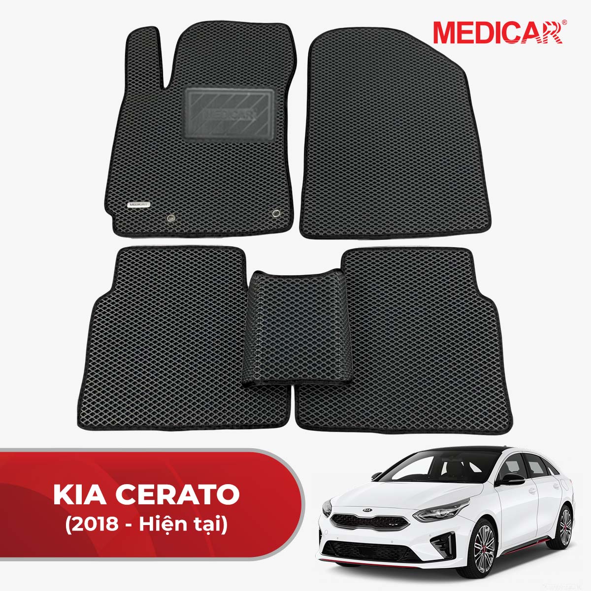 Thảm Lót Sàn Ô Tô Kia Cerato  (2018-Hiện tại)