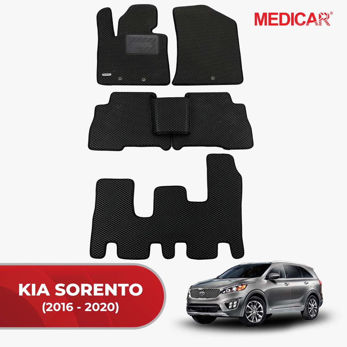 Thảm Lót Sàn Ô Tô Kia Sorento (2016-2020)