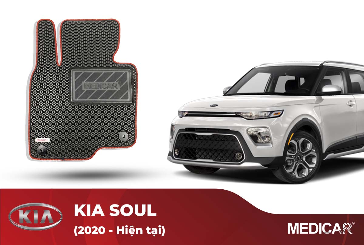 Thảm Lót Sàn Ô Tô Kia Soul (2020-Hiện tại)