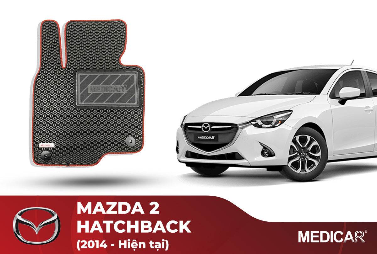 Thảm Lót Sàn Ô Tô Mazda 2 Hatback (2020-Hiện tại)