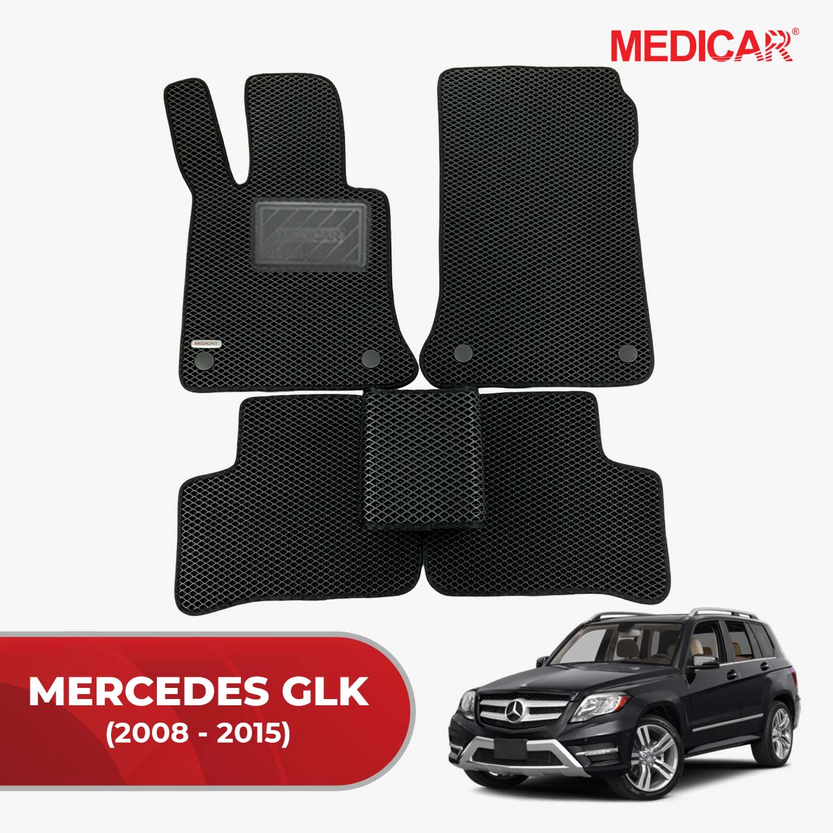 Thảm Lót Sàn Ô Tô Mercedes GLK (2008- 2015)