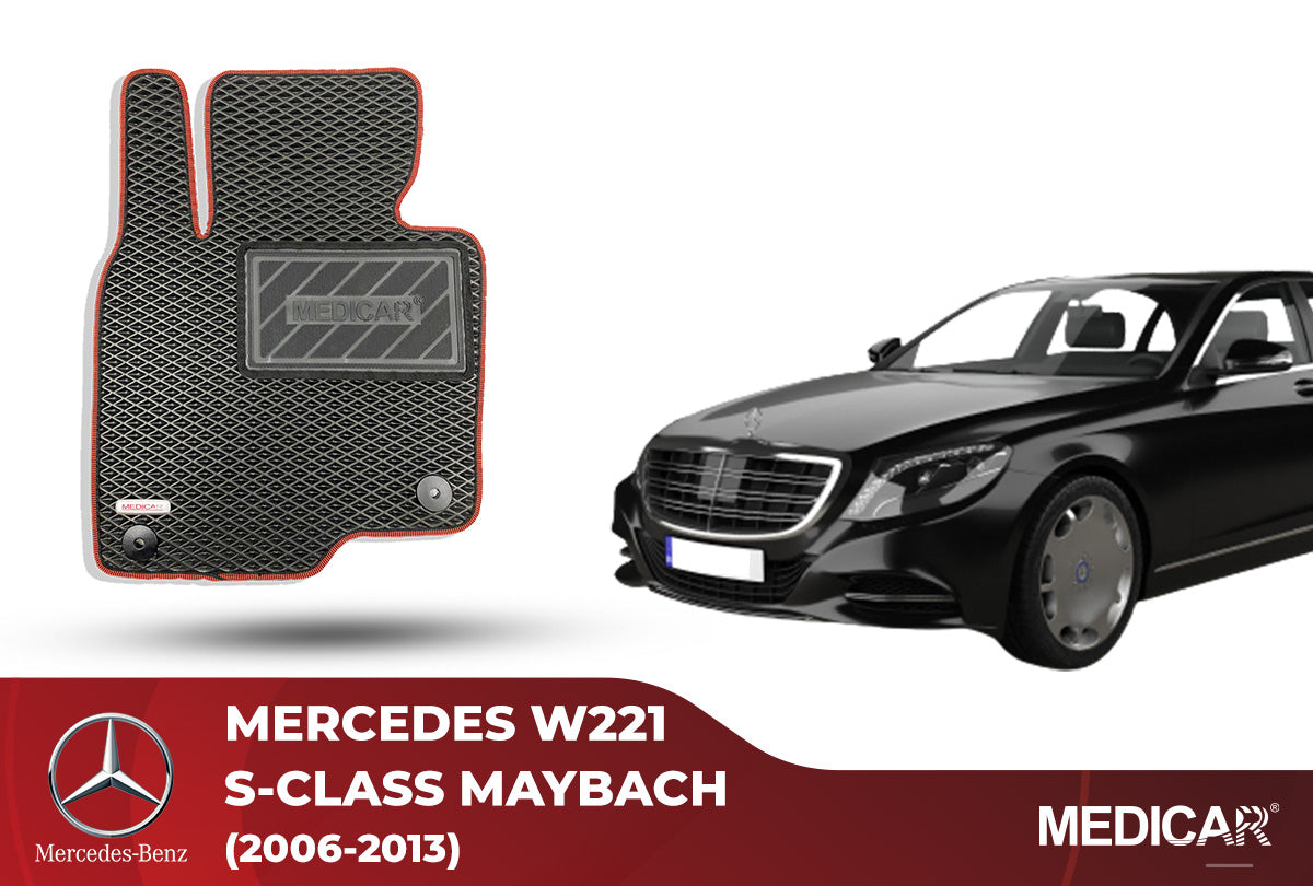 Thảm Lót Sàn Ô Tô Mercedes W221 S-Class Maybach (2006- 2013)