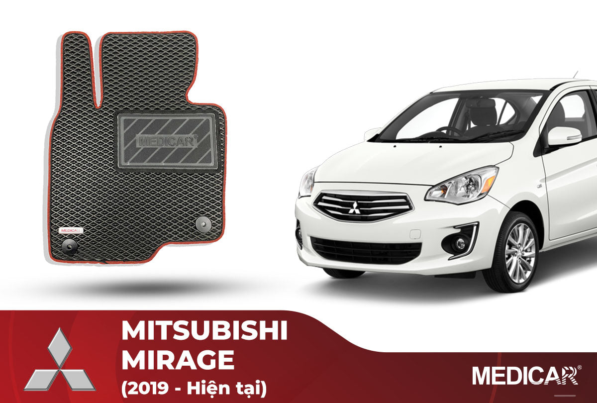 Thảm Lót Sàn Ô Tô Mitsubishi Mirage (2019-Hiện tại)