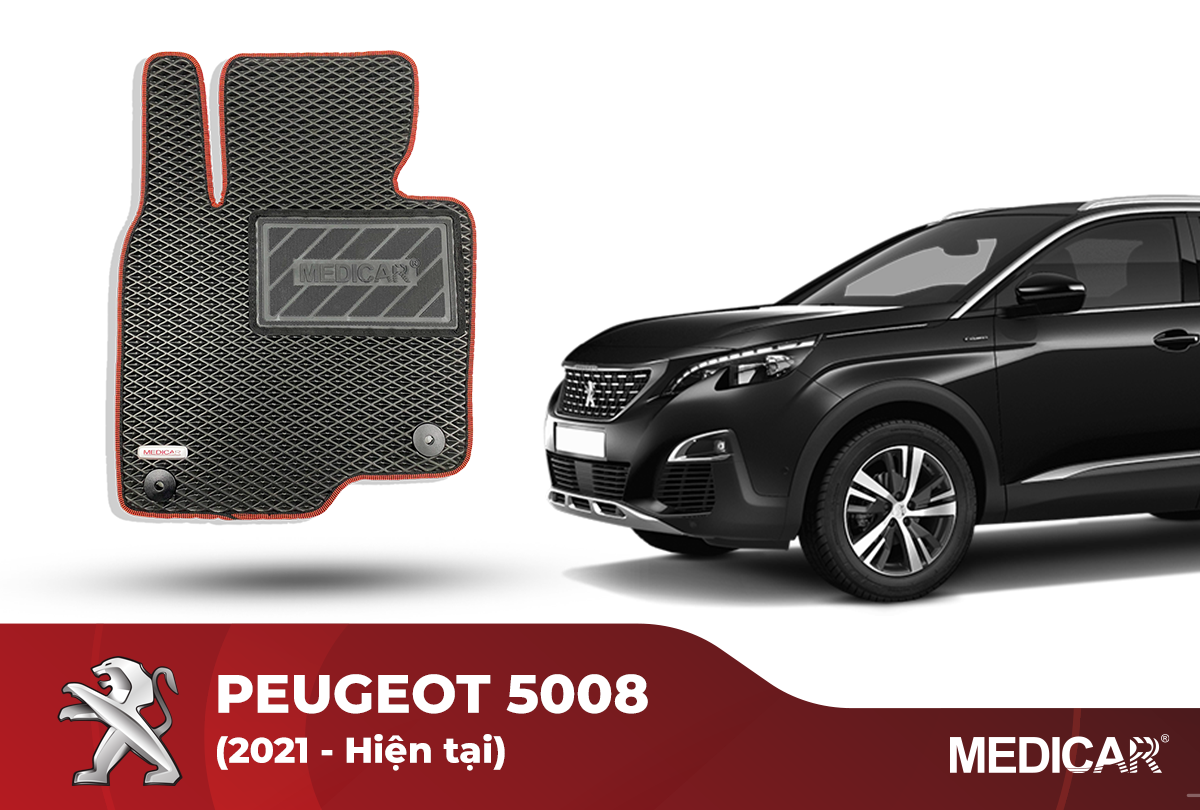 Thảm lót sàn ô tô Peugeot 5008 (2021-Hiện tại)