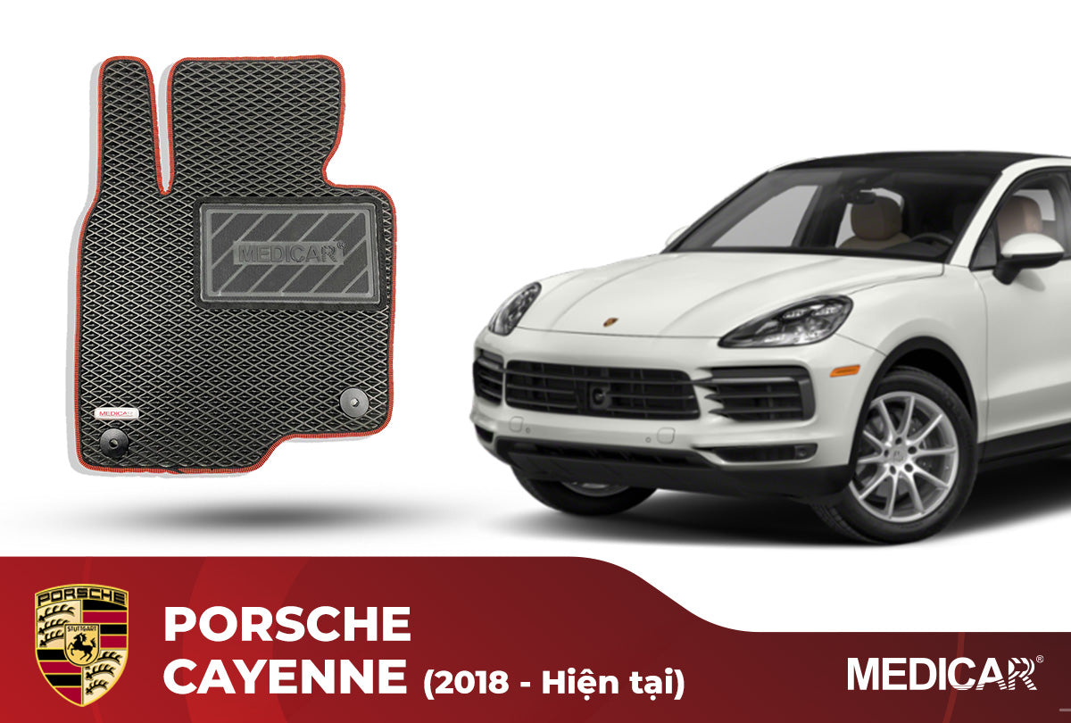 Thảm lót sàn ô tô Porsche Cayenne (2018-Hiện tại)