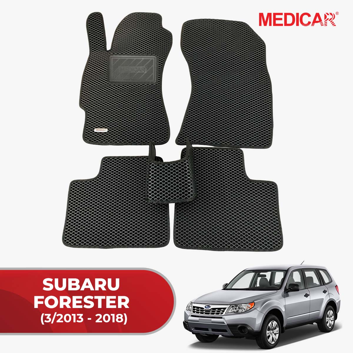 Thảm lót sàn ô tô Subaru Forester (3/2013-2018)