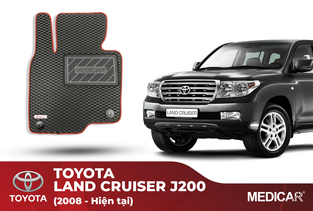 Thảm Lót Sàn Ô Tô Toyota Land Cruiser J200 (2008-Hiện tại)