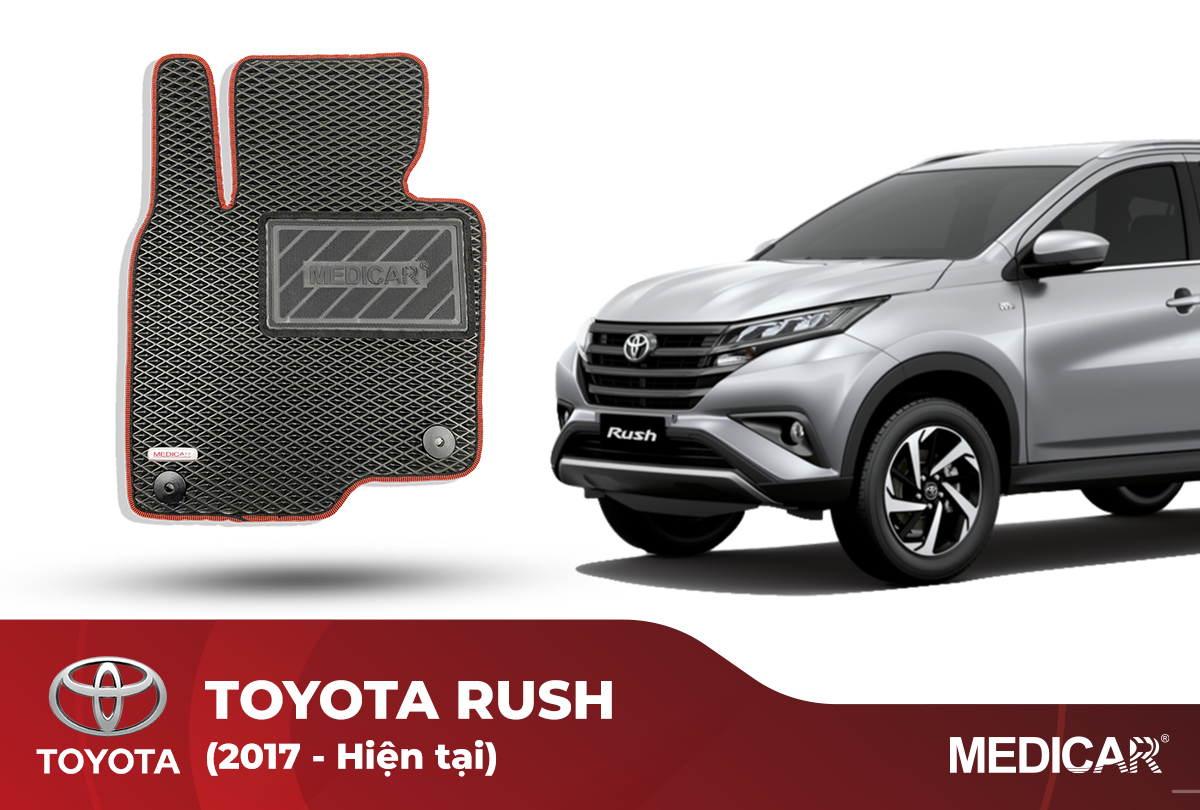 Thảm Lót Sàn Ô tô Toyota Rush (2017-Hiện tại)