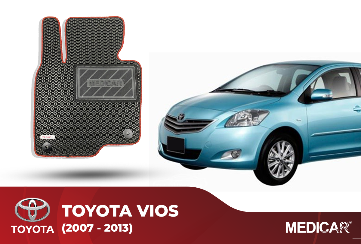 Thảm Lót Sàn Ô tô Toyota Vios (2007-2012)