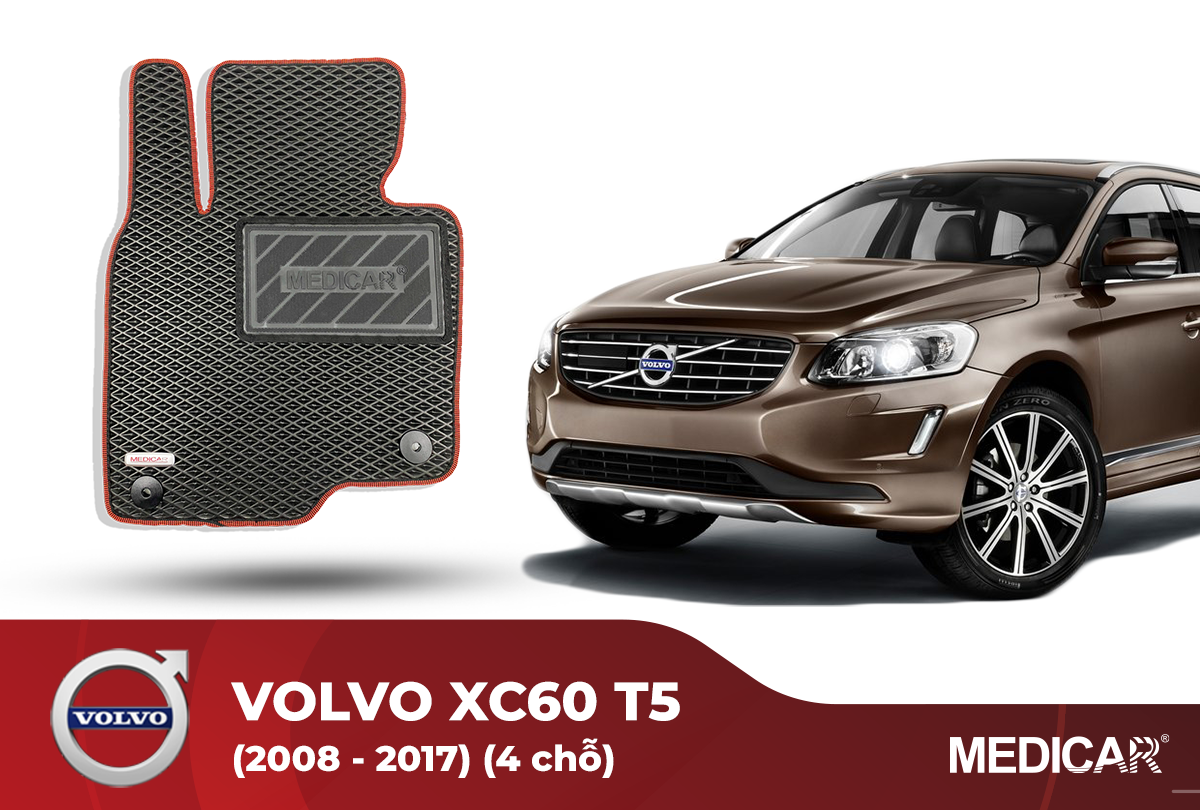 Thảm Lót Sàn Ô Tô Volvo XC60 T5 (2018-Hiện tại)